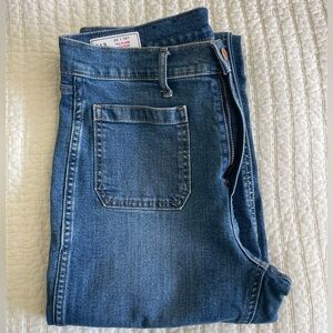 GAP 70’s Flare high rise medium wash Jeans Size 10